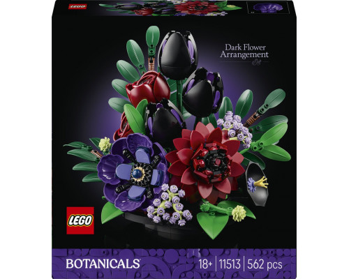 LEGO Botanicals Kompozycja z ciemnych kwiatów (11513)