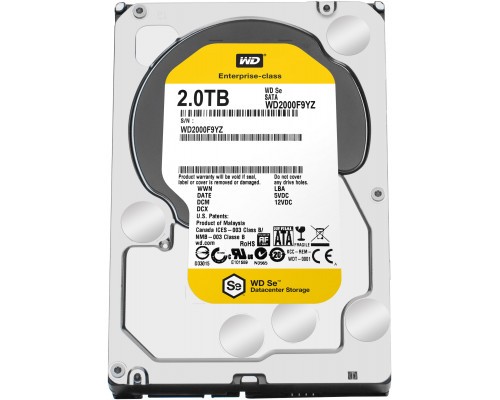 WD Western Digital WD2000F9YZ 2 TB 7200 RPM 64 MB 3.5 SATA III (WD2000F9YZ-RFB)