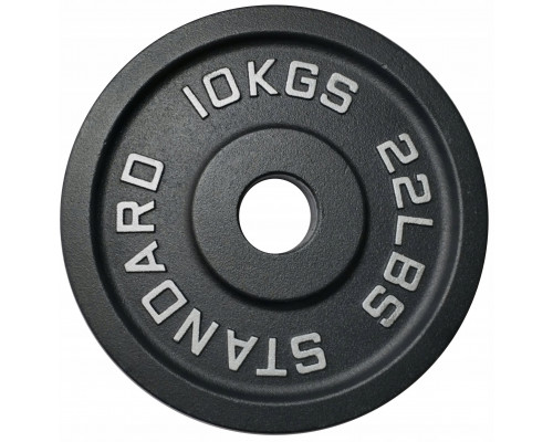 Kubisport Plate ciężar load olympic cast iron solidne 10 kg 50 mm (Kub_05-CWSPE10)