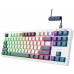 Trust GXT 872 Xyra klawiatura Gaming USB QWERTY Angielski Biały (25729)