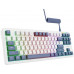 Trust GXT 872 Xyra klawiatura Gaming USB QWERTY Angielski Biały (25729)