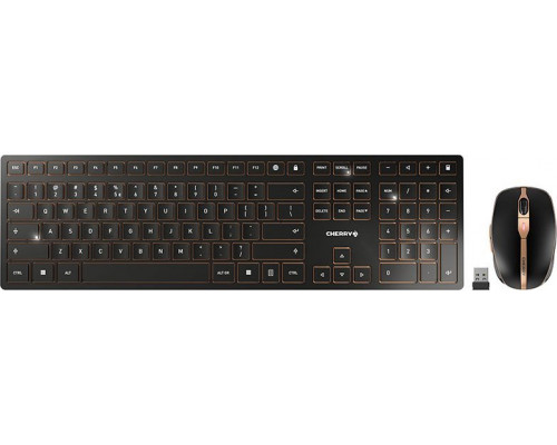 Cherry Cherry CHERRY DW 9000 SLIM EU LAYOUT/KEYBOARD AND MOUSE SET USB BLACK IN