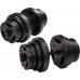 HMS dumbbells bituminous 2 x 15 kg