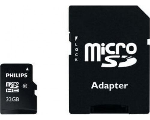 SD  Philips MicroSDHC 32 GB Class 10  (FM32MP45B/10)