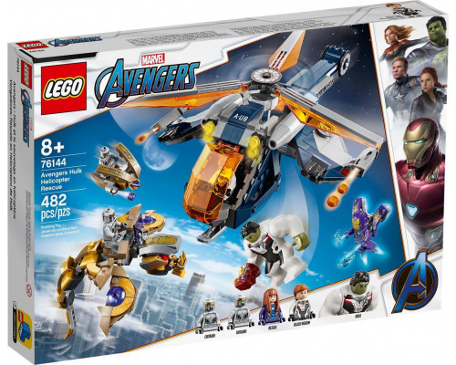 LEGO Marvel Upadek helikoptera Hulka (76144)