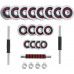 HMS ‎Dumbbells STC30 chrome plated 2 x 15 kg