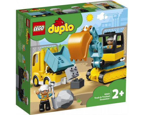LEGO Duplo Ciężarówka i koparka gąsienicowa (10931)