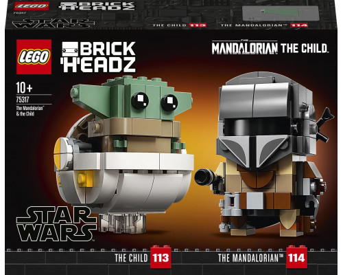 LEGO BrickHeadz Star Wars Mandalorian i dziecko (75317)
