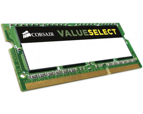 Corsair Value Select, SODIMM, DDR3L, 8 GB, 1600 MHz, CL11 (CMSO8GX3M1C1600C11)