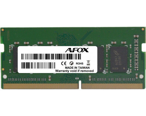 AFOX SODIMM, DDR3, 8 GB, 1600 MHz,  (AFSD38BK1L)