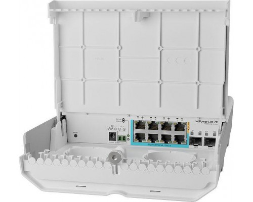 Switch MikroTik netPower Lite 7R (CSS610-1GI-7R-2S+OUT)