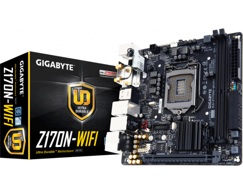 Intel Z170 Gigabyte GA-Z170N-WIFI, Z170, DDR4, SATA3, USB 3.0, mini-ITX (GA-Z170N--WIFI)