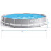 Intex Swimming pool rack Prism Frame 366cm 4w1 (26712)