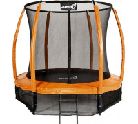 Garden Trampoline Jumpi Garden Maxy Comfort Plus With inner mesh 8.5 FT 252 cm pomarańczowa