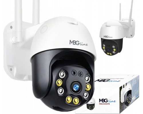 Mbg Line Rotary outside Camera IP H265 P2P 5MP UHD LED