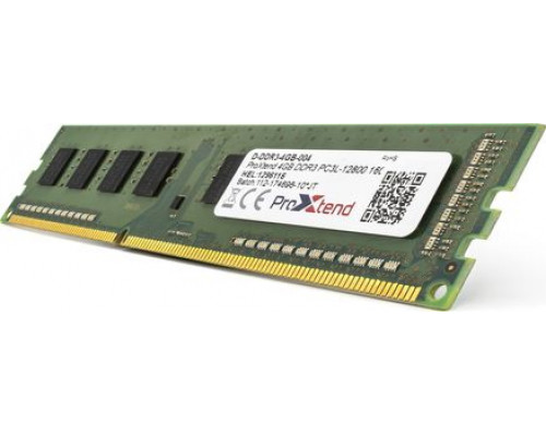 ProXtend DDR3L, 4 GB, 1600MHz, CL11 (D-DDR3-4GB-004)