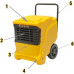 Master MASTER PROFESIONALNY DEHUMIDIFIER DHP 65 56L/24h PLASTIKOWA OBUDOWA 4140.587