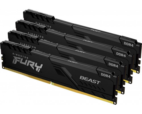 Kingston Fury Beast, DDR4, 64 GB, 3600MHz, CL18 (KF436C18BBK4/64)