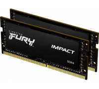 Kingston Fury Impact, SODIMM, DDR4, 16 GB, 2666 MHz, CL15 (KF426S15IBK2/16)