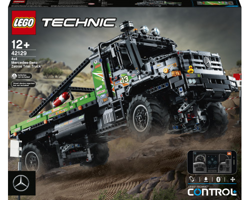 LEGO Technic Ciężarówka Mercedes-Benz Zetros z napędem na 4 koła (42129)