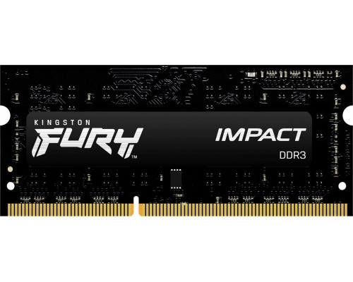 Kingston Fury Impact, SODIMM, DDR3L, 4 GB, 1866 MHz, CL11 (KF318LS11IB/4)