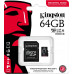 SD  Kingston Industrial MicroSDXC 64 GB Class 10 UHS-I/U3 A1 V30 (SDCIT2/64GB)