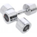 HMS dumbbells CHD06 chrome plated 2 x 6 kg