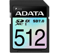 SD  ADATA Extreme SDXC 512 GB Class 10 UHS-I/U3 V30 (ASD512GEX3L1-C)