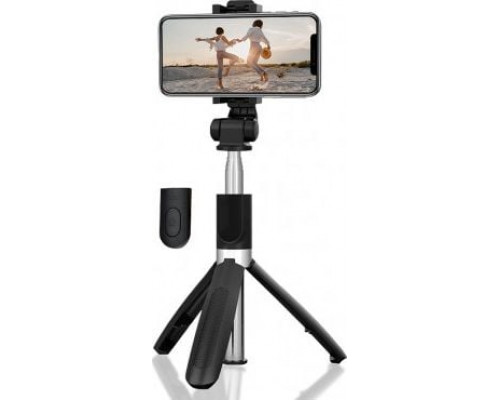 Selfie nūjiņa Media-Tech MEDIA-TECH 2in1 PAŠPORTRETA STATĪVS - Pašportreta turētājs un galda statīvs 2 pret 1 ar Bluetooth pultu