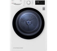 LG LG Dryer Machine RH80V3AV6N Energy efficiency class A++, Front loading, 8 kg, LED touch screen, Depth 69 cm, Wi-Fi, White