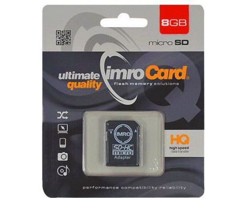 SD  Imro MicroSDHC 8 GB Class 4 UHS-I/U1  (KOM000464)
