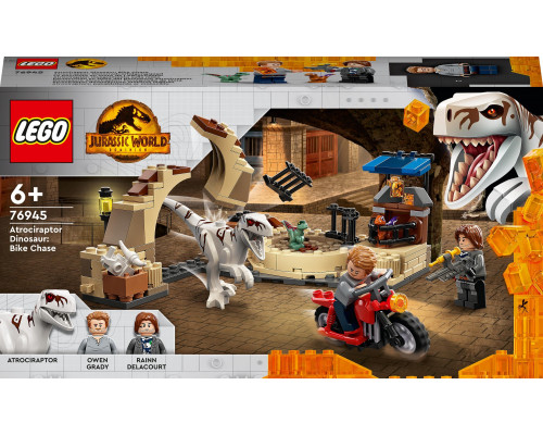 LEGO Jurassic World Atrociraptor: pościg na motocyklu (76945)