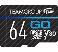 SD  TeamGroup Go MicroSDXC 64 GB Class 10 UHS-I/U3 V30 (TGUSDX64GU303)