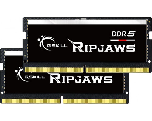 G.Skill Ripjaws, SODIMM, DDR5, 64 GB, 4800 MHz, CL40 (F5-4800S4039A32GX2-RS)