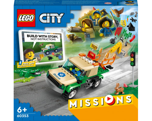 LEGO City Misje ratowania dzikich zwierząt (60353)