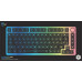 Glorious PC Gaming Race Glorious GMMK Pro White Ice 75% TKL Tastatur - Barebone, ANSI-Layout, silber