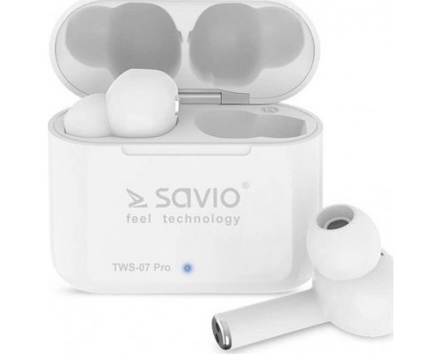 Savio SAVIO BEZPRZEWODOWE SŁUCHAWKI BLUETOOTH 5.0 Z POWER BANKIEM TWS-07 PRO