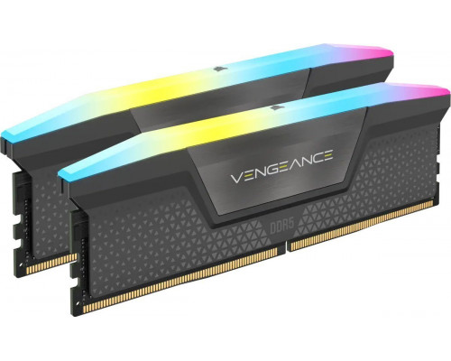 Corsair Vengeance RGB, DDR5, 32 GB, 5200MHz, CL40 (CMH32GX5M2B5200Z40K)