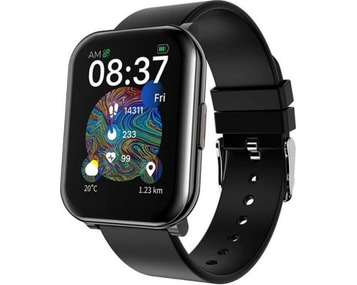 Smartwatch Kumi KU2 Pro Enhanced Black  (KU-KU2Pro/BK)