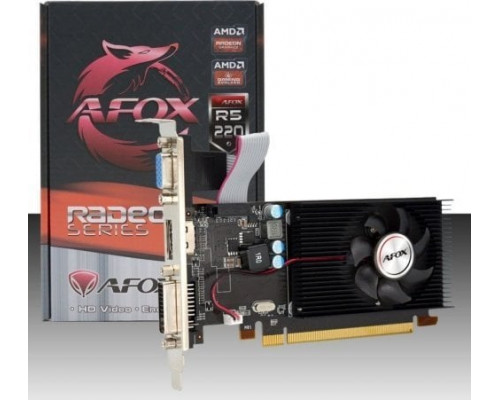 * AFOX AFOX Radeon R5 220 1GB DDR3 64Bit DVI HDMI VGA LP
