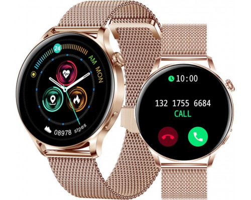 Smartwatch Rubicon RNCE81 Różowe gold  (RNCE81)