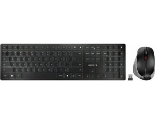 Cherry Klawiatura Bezprzewodowa i Myszka Cherry DW 9500 SLIM Qwerty Hiszpańska