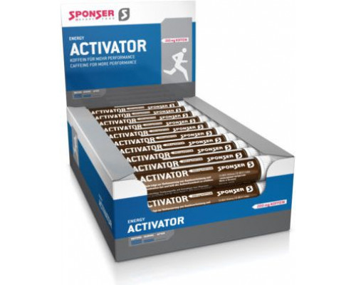 Sponser Kofeīns ar taurīnu ACTIVATOR neitrāls ampulās 30 amp. x 25ml (SPN-90-301)