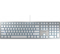 Cherry CHERRY KC 6000 SLIM FOR MAC  USB QWERTY Scandinavian Silver