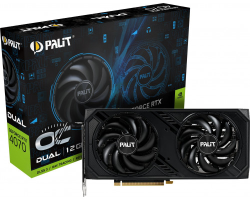 *RTX4070 Palit GeForce RTX 4070 Dual OC 12GB GDDR6X (NED4070S19K9-1047D)