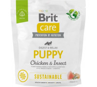 Brit BRIT CARE Dog Sustainable Puppy Chicken & Insect 1kg