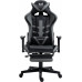 Ghost Chairs with footrest GHOST-SIX Black Grey