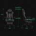 Ghost Chairs with footrest GHOST-SIX Black Grey