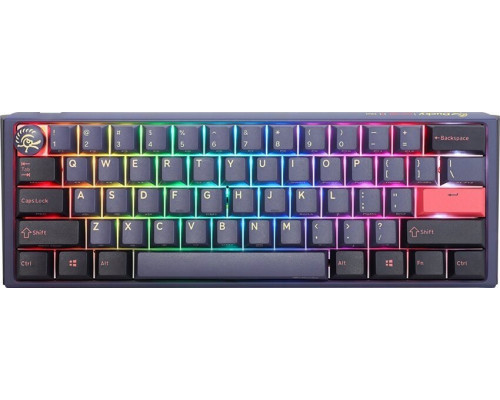 Ducky Ducky One 3 Cosmic Blue Mini Gaming Tastatur, RGB LED - MX-Red (US)