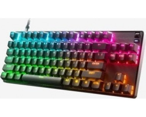 SteelSeries SteelSeries Klaviatūra žaidimams Apex 9 TKL, RGB LED pašvietimas, NOR, Juodas, su laidu